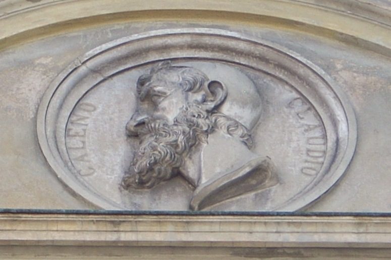 Claudius Galen's bas-relief, Old Ospedale Maggiore, Vercelli, Italy - 02.JPG